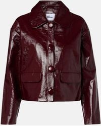 Self-Portrait - Leather Jacket - Lyst