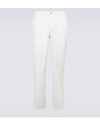 Polo Ralph Lauren - Pantalones tapered en mezcla de algodon - Lyst