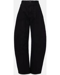 Alaïa - Barrel-Leg Jeans - Lyst