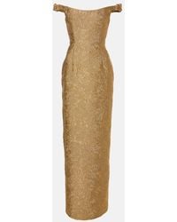 Markarian - Off-Shoulder-Robe Yolanda Aus Brokat - Lyst