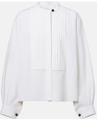 Jil Sander - Plisse Linen Shirt - Lyst