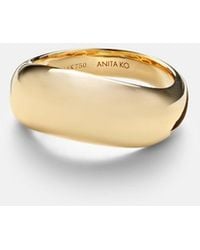 Anita Ko - Celeste Wave 18Kt Ring - Lyst