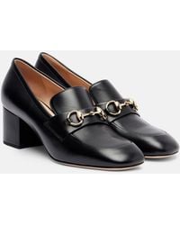 Gucci - Salones Lady Horsebit De Piel - Lyst