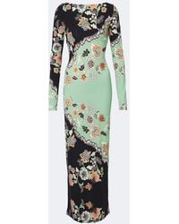 Roberto Cavalli - Floral Maxi Dress - Lyst