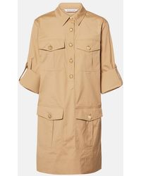 Veronica Beard - Saude Cotton-Blend Minidress - Lyst