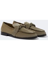 Bottega Veneta - Astaire Knot Suede Loafers - Lyst