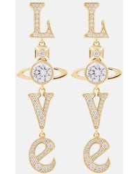 Vivienne Westwood - Roderica Crystal-embellished Earrings - Lyst