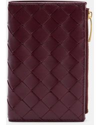 Bottega Veneta - Intrecciato Medium Leather Wallet - Lyst