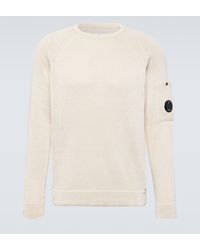 C.P. Company - Compact-knit Cotton Sweater - Lyst
