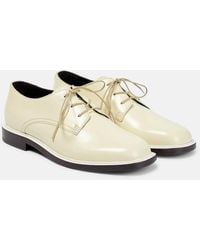 The Row - Jules Leather Derby Shoes - Lyst