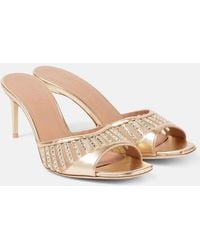 Malone Souliers - Bellatrix 70 Metallic Leather Mules - Lyst