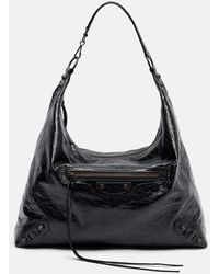 Balenciaga - Le City Medium Leather Shoulder Bag - Lyst