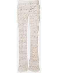 Alanui - Lagoon Romance Crochet Flared Pants - Lyst