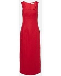 Faithfull the Brand - Vestido Largo Felice De Lino - Lyst