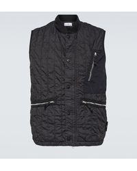 Stone Island - Compass Quilted Vest - Lyst