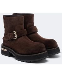 Balenciaga - Venom Mini Suede Ankle Boots - Lyst