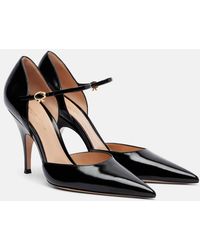 Gianvito Rossi - Sofia D'Orsay Patent Leather Pumps - Lyst