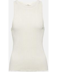 Co. - Ribbed Silk Tank Top - Lyst