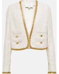 Giambattista Valli - Embellished Boucle Cropped Jacket - Lyst