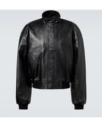 Balenciaga - Leather Blouson - Lyst