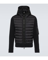 Moncler - Down-paneled Wool-blend Jacket - Lyst