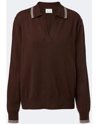 The Upside - Coco Luna Cashmere-Blend Polo Sweater - Lyst