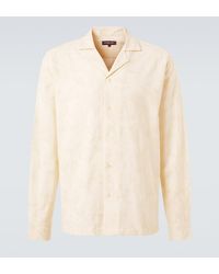 Frescobol Carioca - Safra Jacquard Cotton-Blend Shirt - Lyst