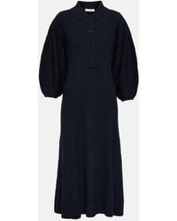 Chloé - Ribbed-knit Wool Maxi Dress - Lyst
