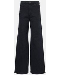 KHAITE - Dane High-Rise Wide-Leg Jeans - Lyst