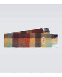 Acne Studios - Vally Alpaca-Blend Checked Scarf - Lyst