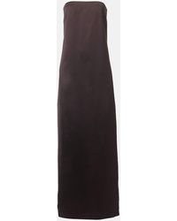 The Row - Robe Longue Dolci En Soie Melangee - Lyst
