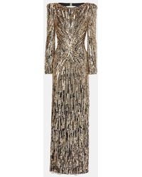 Jenny Packham - Robe Avalon Mit Pailletten - Lyst