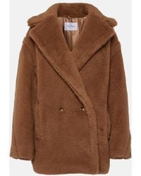 Max Mara - Dramma Wool And Silk Teddy Jacket - Lyst