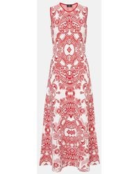 Etro - Jacquard Midi Dress - Lyst