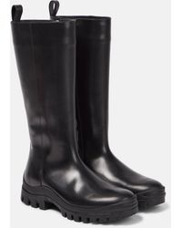 The Row - Greta Leather Rain Boots - Lyst