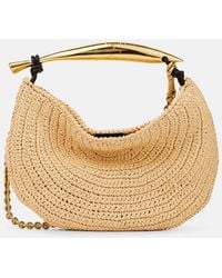 Bottega Veneta - Sardine Chain Raffia-Effect Tote Bag - Lyst