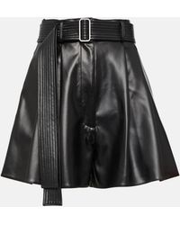 Alex Perry - Pace High-rise Pleated Shorts - Lyst
