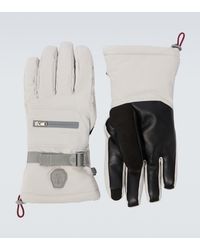 Brunello Cucinelli - Leather-Trimmed Ski Gloves - Lyst