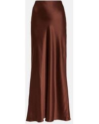 The Sei - Bias Silk Satin Maxi Skirt - Lyst