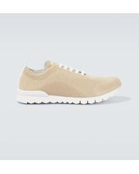 Kiton - Fits Knit Cotton Sneakers - Lyst