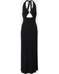 Max Mara - Ghiotto Cutout Halterneck Maxi Dress - Lyst