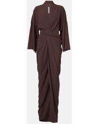 Rick Owens - Satin Wrap Gown - Lyst