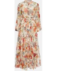Zimmermann - Abito lungo Ginger con stampa floreale - Lyst