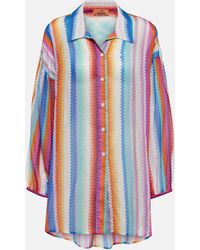 Missoni - Zig Zag Cotton-blend Shirt - Lyst