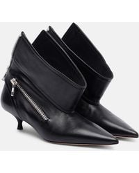 JW Anderson - 40 Leather Ankle Boots - Lyst