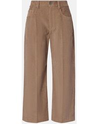 Brunello Cucinelli - Monili Cotton Corduroy Straight Pants - Lyst