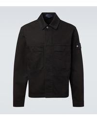 Stone Island - Compass Denim Overshirt - Lyst