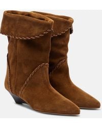Isabel Marant - Edoa Soft Suede Boots - Lyst