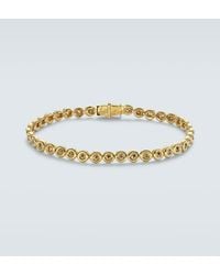 Octavia Elizabeth - Blossom 18Kt Tennis Bracelet With Diamonds - Lyst