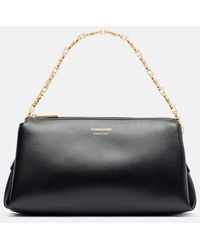 Ferragamo - Gancini Mini Leather Shoulder Bag - Lyst